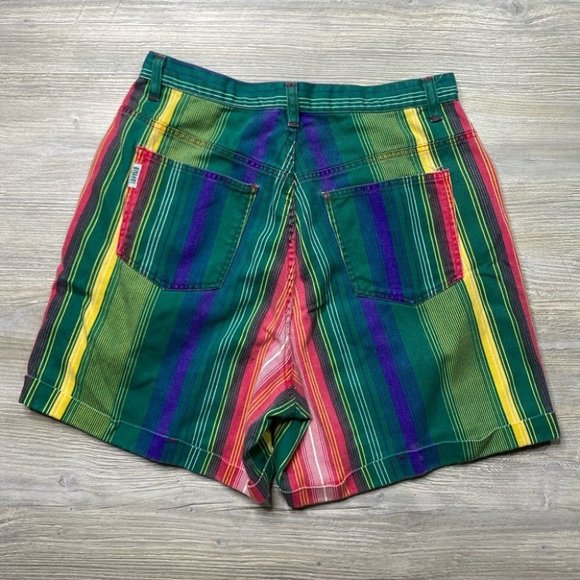 Vintage Gitano Striped Shorts - Picture 2 of 6